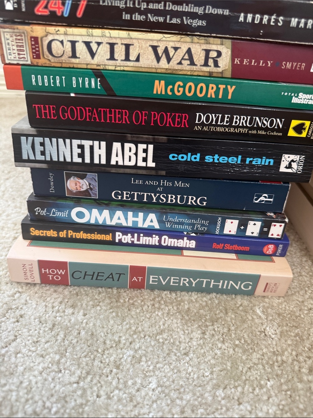 Soft cover books each $8